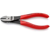 KNIPEX High Leverage Diagonal Cutter Self-Service Card 140 mm, 74 01 140 SB | With Plastic Coating