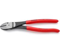 Knipex Diagonal Cutter 74 21 200 – High-Leverage, Plastic-Coated, Angled Polished Head, 200 mm