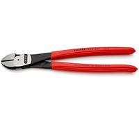 KNIPEX High Leverage Diagonal Cutter with Plastic Coating 250 mm, 74 01 250