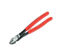 KNIPEX High Leverage Diagonal Cutters Pvc Grip 200Mm (8In) in Red Knipex Red