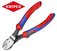 Knipex High Leverage Diagonal Side Cutting Pliers 180mm 7" Wire Cutter 7402180