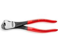 KNIPEX High Leverage End Cutting Nipper 200 mm, 67 01 200 | With Plastic Coating
