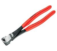 Knipex High Leverage End Cutting Nipper black atramentized, plastic coated 200 mm (self-service card/blister) 67 01 200 SB