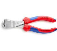 Knipex High Leverage End Cutting Nipper chrome-plated, with multi-component grips 160 mm 67 05 160