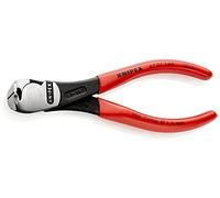 KNIPEX High Leverage End Cutting Nipper Self-Service Card with Plastic Coating 140 mm, 67 01 140 SB