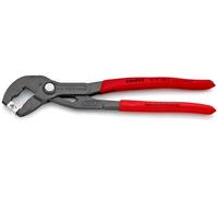 KNIPEX Hose Clamp Pliers for Click Clamps Self-Service Card with Non-Slip Plastic Coating 250 mm, 85 51 250 C SB