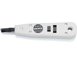 KNIPEX Insertion Tool 175 mm, 97 40 10 | For LSA-Plus and Identical Construction Design in Blister