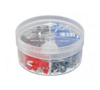 Knipex Insulated Twin Wire Ferrules Ortment Box, 200 Piece Multi Colour (One Size)
