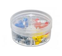 Knipex Insulated Wire Ferrules Ortment Box, 100 Piece Multi Colour (One Size)