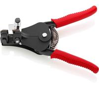 Knipex Insulation Stripper with adapted blades black lacquered, with plastic grips 180 mm 12 11 180 EAN