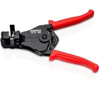 Knipex Insulation Stripper 12 21 180 – adapted blades, black lacquered, plastic grips 180 mm