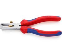 KNIPEX Insulation Stripper with Opening Spring, 11 05 160 | Universal Chrome-Plated with Multi-Component Handles 160 mm