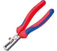 Knipex Insulation Stripper with opening spring, universal black atramentized, with multi-component grips 160 mm 11 02 160