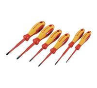 Knipex 90235 00 20 12 VO4 VDE Approved Fully Insulated Screwdriver Set (6 Piece)