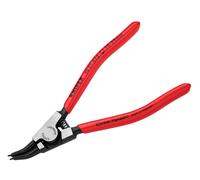 KNIPEX 46 31 A12 Circlip Pliers for external circlips on shafts 45° bent black atramentized plastic coated 130 mm Multicoloured