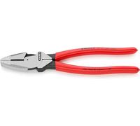KNIPEX Lineman's Pliers American Style 240 mm, 09 01 240 SB | Self-Service Card, with Non-Slip Plastic Coating 240 mm