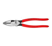 KNIPEX Lineman's Pliers American Style 240 mm, 09 11 240 SB | Self-Service Card, with Non-Slip Plastic Coating 240 mm