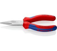 KNIPEX Long Nose Pliers Chrome-Plated with Multi-Component Handles 140 mm, 30 25 140