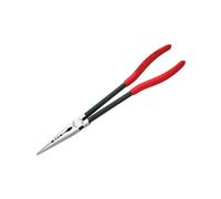 KNIPEX Long Reach Straight Needle Nose Pliers 280Mm in Red Knipex Red
