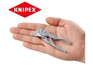 Knipex Mini Pliers Wrench 100mm 4" XS Small Slip Joint Smooth Jaw Grip 86 04 100