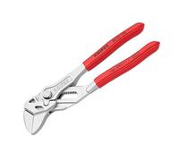 Knipex Mini Pliers Wrench PVC Grip 150mm Smooth Parallel Jaws KPX8603150