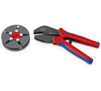 KNIPEX MultiCrimp Crimping Pliers with Changer Magazine, 97 33 LE | Empty 250 mm