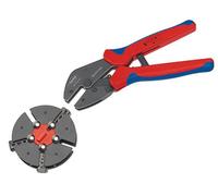 Knipex Multicrimp Pliers Set With 3 Quick Change Cartridges For Versatile Crimping Tasks