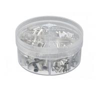 Knipex Non-Insulated Wire Ferrules Ortment Box, 350 Piece Multi Colour (One Size)