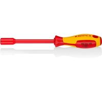 Knipex Nut Driver with screwdriver handle burnished, insulating multi-component handle, VDE-tested 237 mm 98 03 10