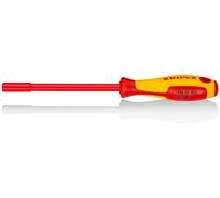 Knipex Nut Driver with screwdriver handle burnished, insulating multi-component handle, VDE-tested 230 mm 98 03 05