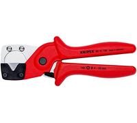 KNIPEX Pipe Cutter for Multilayer and Pneumatic Hoses Self-Service Card Glass Fibre Reinforced Plastic Handles 185 mm, 90 10 185 SB