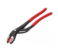 Knipex Plastic Pipe Grip Pliers Plastic Jaws 75mm Capacity 250mm Multi Colour (Black Atramentized Finish)
