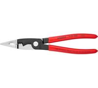 KNIPEX Pliers for Electrical Installation Self-Service Card with Plastic Coating 200 mm, 13 81 200 SB