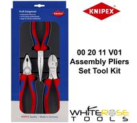 Knipex Pliers Assembly Set Tool Kit Combination Diagonal Snipe Nose 3pc