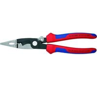 Knipex Pliers for Electrical Installation black atramentized, with multi-component grips 200 mm 13 92 200