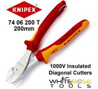 KNIPEX High Leverage Diagonal Cutter 1000V-insulated (200 mm) 74 06 200 T