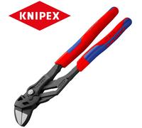 Knipex Pliers Wrenches pliers and a wrench in a single tool grey atramentized, with multi-component grips 250 mm 86 02 250