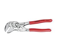 KNIPEX Pliers Wrench, Chrome-Plated, 300 mm, Adjustable Wrench, 86 03 300 | Grips Continuously up to 68 mm; Fine Adjustment by Button Push