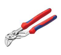 Knipex Pliers Wrench Multi Component Grip 180mm Smooth Jaws KPX8605180