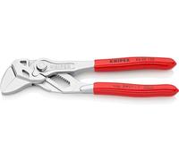 KNIPEX Pliers Wrench Pliers and a Wrench in a Single Tool Self-Service Card Chrome-Plated with Plastic Coating 150 mm, 86 03 150 SB