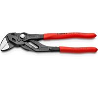 KNIPEX Pliers Wrench Pliers and a Wrench 180 mm, 86 01 180 SB | In a Single Tool Self-Service Card with Non-Slip Plastic Coating