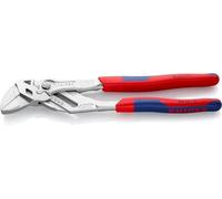 KNIPEX Pliers Wrench Pliers and a Wrench 250 mm, 86 05 250 SB | In a Single Tool Self-Service Card Chrome-Plated with Multi-Component Handles