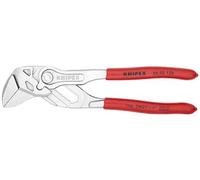 Knipex Pliers Wrench pliers and a wrench in a single tool chrome-plated, plastic coated 150 mm 86 03 150