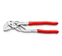 Knipex Pliers Wrench pliers and a wrench in a single tool chrome-plated, plastic coated 180 mm 86 03 180