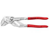 Knipex Pliers Wrench pliers and a wrench in a single tool chrome-plated, plastic coated 180 mm 86 03 180