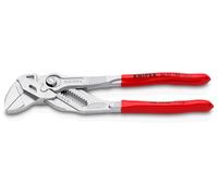 KNIPEX Pliers Wrench Pliers and a Wrench in a Single Tool Chrome-Plated with Plastic Coating 180 mm, 86 03 180
