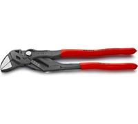 Knipex Pliers Wrench pliers and a wrench in a single tool grey atramentized, with non-slip plastic coating 250 mm 86 01 250