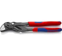 Knipex Pliers Wrenches pliers and a wrench in a single tool grey atramentized, with multi-component grips 250 mm 86 02 250