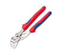 Knipex 86 05 180 Plier Wrenches with Soft Handle, Multi-Colour, 180 mm