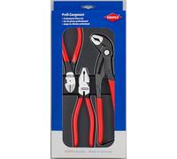 KNIPEX Power Set, 00 20 10 | 1x 02 01 180; 1x 87 01 250; 1x 74 01 160
